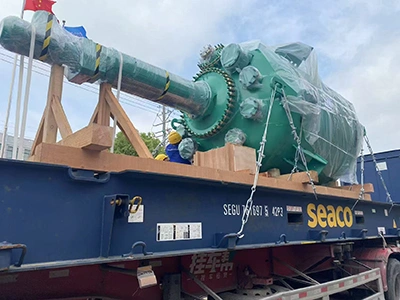 Нестандартный эмалированный реактор 20000 л, отгруженный клиенту в Казахстане