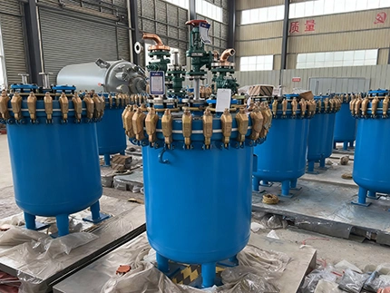 Вертикальный эмалированный сборник открытого типа