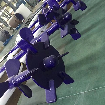 Эмалированная мешалка турбинного типа