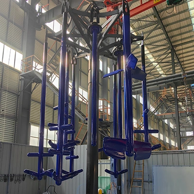 Эмалированная мешалка комбинированного типа (импеллер+лопасть)