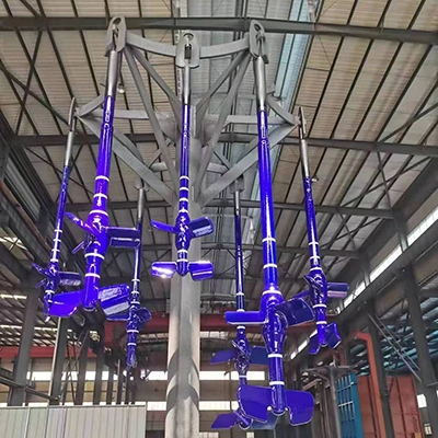 Эмалированная осевая мешалка со шкалой