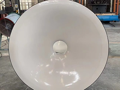 Крышка реактора с белым эмалевым покрытием