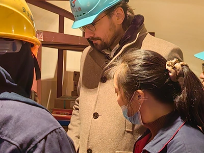 Проверка оборудования нидерландским заказчиком