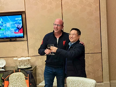 Торжество с немецким заказчиком по случаю успешного завершения проекта