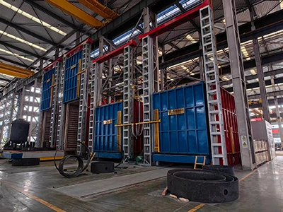 Вертикальная печь для обжига эмали 30 м³