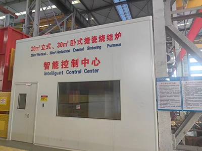 Вертикальная печь для обжига эмали 30 м³